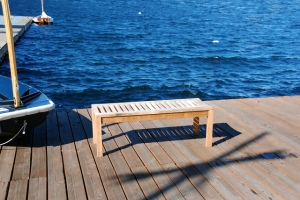 Bench on the pier